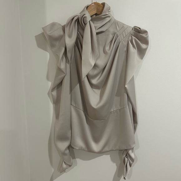 Shop Vixen Tops - Shop Vixen | Silky Neck Bow Women's Blouse